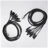 2 10' Mogami Gold DB25 - XLR Male & Female 8 Channel Snake Cables #57611