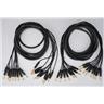2x Mogami Gold 8 x 1/4" TRS Male to 8 x 1/4" TRS Male Snakes (20') #58819