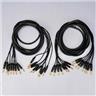 2x Mogami Gold 8 x 1/4" TRS Male to 8 x 1/4" TRS Male Snakes (20') #58819