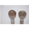 2 Electro-Voice 635A Dynamic Omnidirectional Microphones w/ Clips #59277