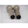 2 Electro-Voice 635A Dynamic Omnidirectional Microphones w/ Clips #59277