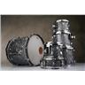 Ludwig Legacy Maple Black Diamond Pearl 6pc Drums & DW Side Snare & Cases #59094