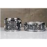 Ludwig Legacy Maple Black Diamond Pearl 6pc Drums & DW Side Snare & Cases #59094