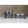 Ludwig Legacy Maple Black Diamond Pearl 6pc Drums & DW Side Snare & Cases #59094