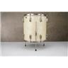 1940's Slingerland Radio King White Marine Pearl Rack & Floor Toms #59131