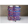 1968 Ludwig 4-Piece Psychedelic Red Drums #59132