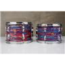 1968 Ludwig 4-Piece Psychedelic Red Drums #59132