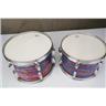 1968 Ludwig 4-Piece Psychedelic Red Drums #59132