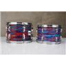 1968 Ludwig 4-Piece Psychedelic Red Drums #59132