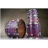 1968 Ludwig 4-Piece Psychedelic Red Drums #59132