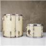 1940's Slingerland Radio King White Marine Pearl Rack & Floor Toms #59131