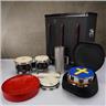 Impact Percussion Case w/ LP Matador Bongos Tambourines Guiro Steel Drum #59020