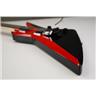 Aria Pro II ZZ Deluxe Red & Black Electric Guitar w/ Case #59697