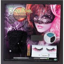 Black Pearl Goth Makeup Kit with False Eyelashes included