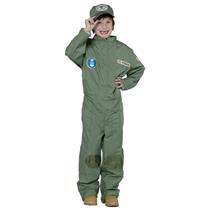 US Air Force Pilot Uniform Military Soldier Child Costume Small 4-6