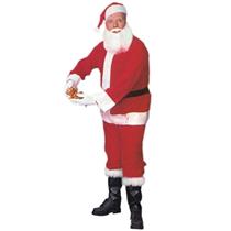 Economy Santa Claus Suit Standard Adult Costume