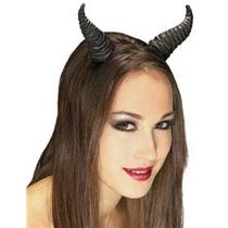 Black Beast Horns Demon Devil Costume Accessory
