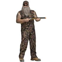 American Redneck Adult Plus Size Duck Hunter Jumpsuit Costume