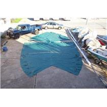 Boaters' Resale Shop of Tx 1311 1427.01 BOAT COVER & WEIGHTS FOR VALIANT 40