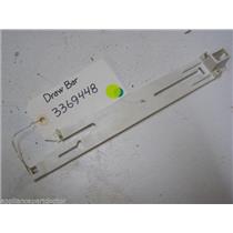 WHIRLPOOL DISHWASHER 3369448 DRAW BAR USED PART ASSEMBLY