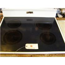 ROPER STOVE 3184122  Cooktop (white) SMALL MARKS   used