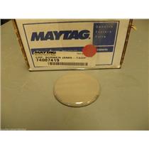 Maytag Whirlpool Stove 74007419 Small Burner Cap Taupe (chipped) NEW IN BOX