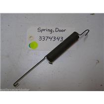 WHIRLPOOL DISHWASHER 3374343 DOOR SPRING USED PART ASSEMBLY