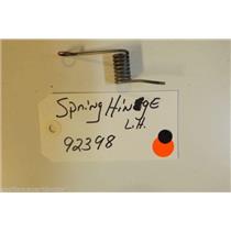 Washer 92398   Spring hindge lh  used part