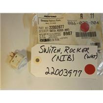Maytag Stove  22003977  Switch, Rocker (wht) NEW IN BOX