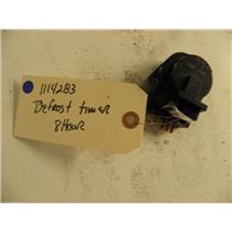 WHIRLPOOL REFRIGERATOR  1114283 DEFROST TIMER 8 HR USED PART ASSEMBLY F/S