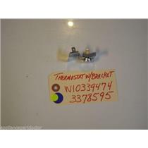 WHIRLPOOL  DISHWASHER W10339474  3378595  ThermostatW/Bracket USED
