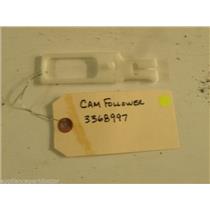 WHIRLPOOL DISHWASHER 3368997 CAM FOLLOWER USED PART ASSEMBLY