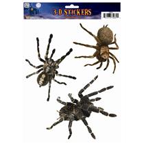 3D Spider Window Stickers- 3 Spiders