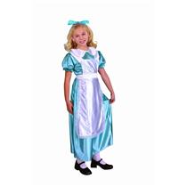 Alice The Blue Gown Child Costume Wonderland Size Small 4-6