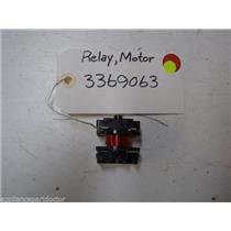 WHIRLPOOL DISHWASHER 3369063 RELAY USED PART ASSEMBLY