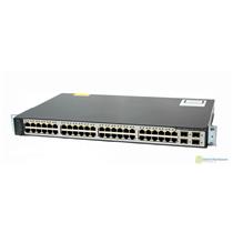 Cisco WS-C3750V2-48PS-S Catalyst 3750V2 48-Ports 10/100 POE + 4 SFP Switch