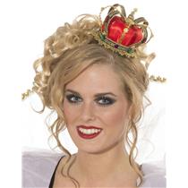 Mini Queen Crown Hat Costume Accessory
