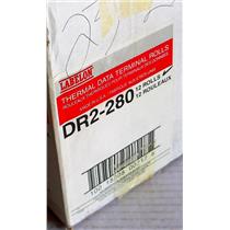 LABELON THERMAL DATA TERMINAL ROLLS, DR2-280, PACK OF 12 ROLLS, NEW IN BOX