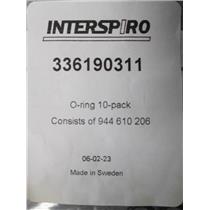 Interspiro 336190311 O-Ring 10 Pack for SCBA Tank and Pack Replacement Part