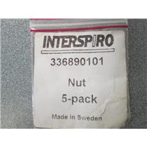 Interspiro 336890101 Nut 5 Pack Replacement Part for SCBA Tank & Pack Set Up