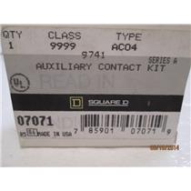 Square D Auxillary Contact Kit 07071 Class 9999 Type AC04 Series A