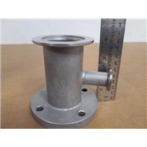 **MFG Unknown** ISO KF50 to ASA 1 Inch ST/ST Adaptive Reducer to KF16 (MODIFIED)