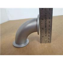 **MFG Unknown**  ISO KF40 2-1/2"L 90 Degree Elbow High Vacuum Fitting,1-3/8" ID
