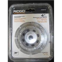 Ridgid Model # HD-AWD40 - 4" Double Row Diamond Cup Wheel 5/8"-11MM Arbor.