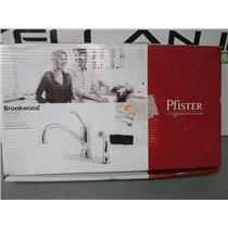 Pfister F-034-3ALC Brookwood 1-Handle Side Sprayer Kitchen Faucet in Pol Chrome.