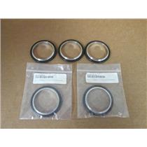 (5) Nor-Cal  NW-50-CR-SV  ST/ST Centring Seal Assembly w/Viton O-Ring, (2 new)