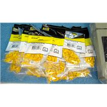 *100PC/PACK* HUBBELL IY100 JACK ICONS, BLANK, YELLOW - NEW SEALED