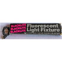 18" BLACKLITE FLUORESCENT LIGHT FIXTURE, MODEL 801, INCLUDES LAMP NEW IN BOX