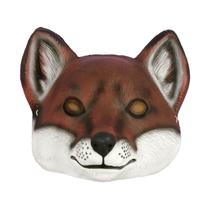Deluxe Child Fox Plastic Animal Costume Face Mask