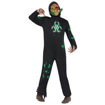 Men's Biohazard Man Zombie Smiffy's Adult Costume Size Medium